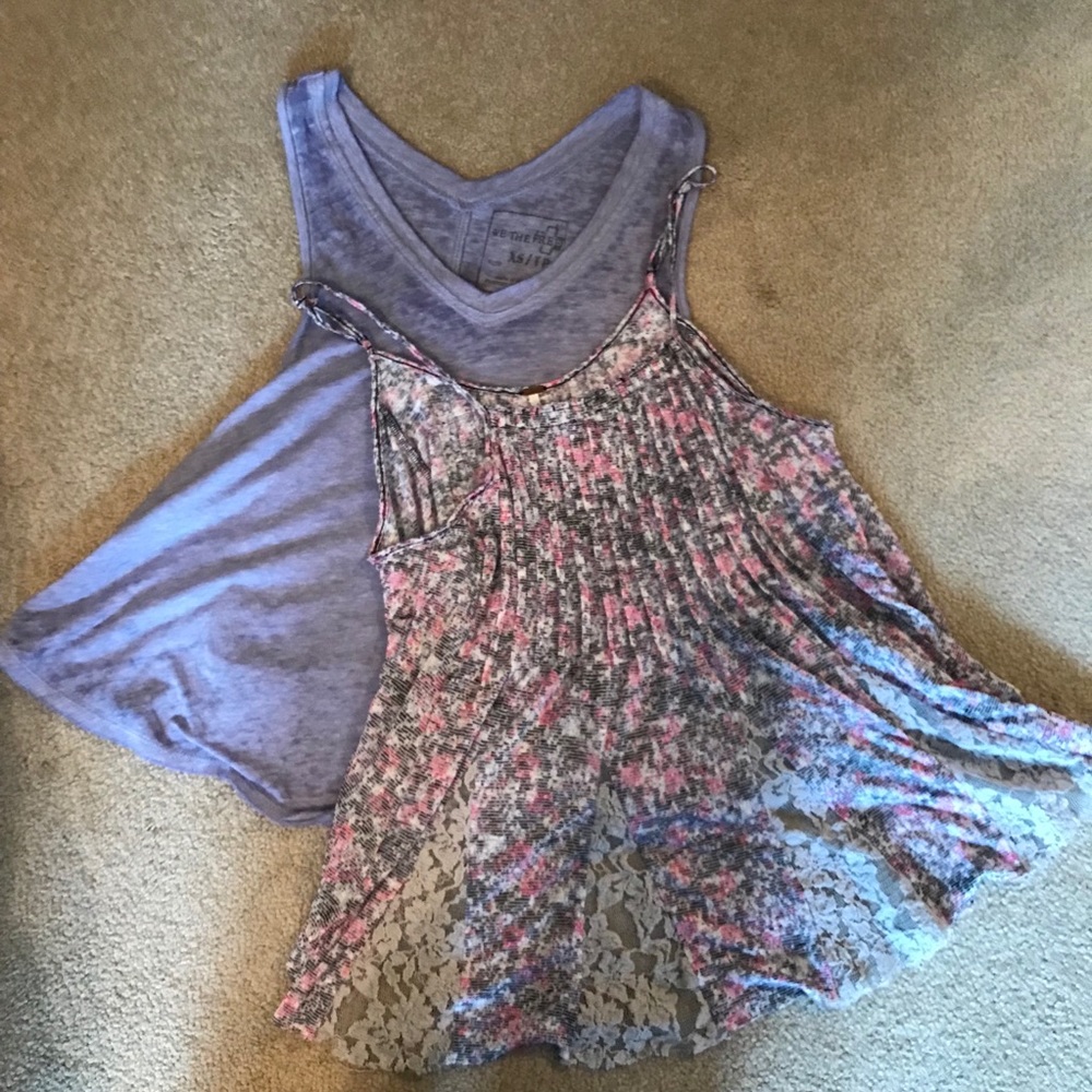 2 FREE PEOPLE tank tops